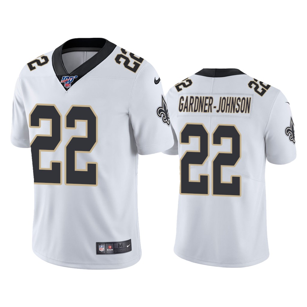 New Orleans Saints 22 Chauncey Gardner-Johnson White Limited Jersey