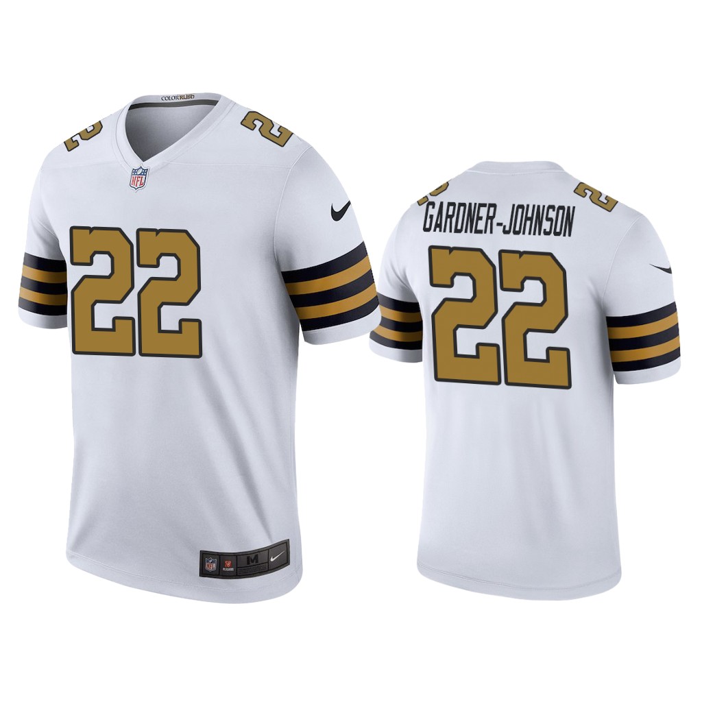 22 Chauncey Gardner-Johnson New Orleans Saints White NFL Color Rush Legend Jersey