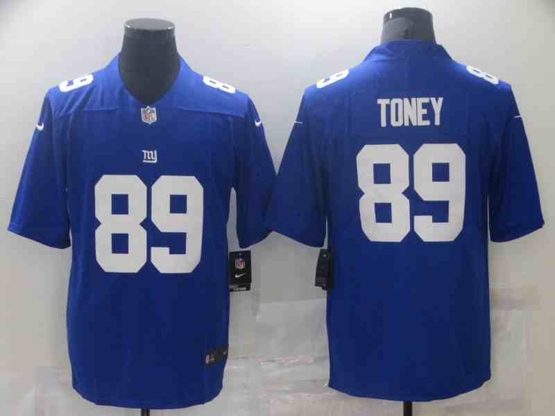 Nike Giants 89 Kadarius Toney Royal Blue Vapor Untouchable Limited Jersey