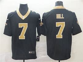7 Taysom Hill New Orleans Saints Men's Limited Team Color Vapor Untouchable Nike Jersey  Black