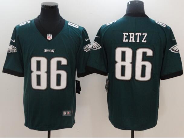 Nike Eagles 86 Zach Ertz Midnight Green Team Color Men's Stitched NFL Vapor Untouchable Limited Jersey