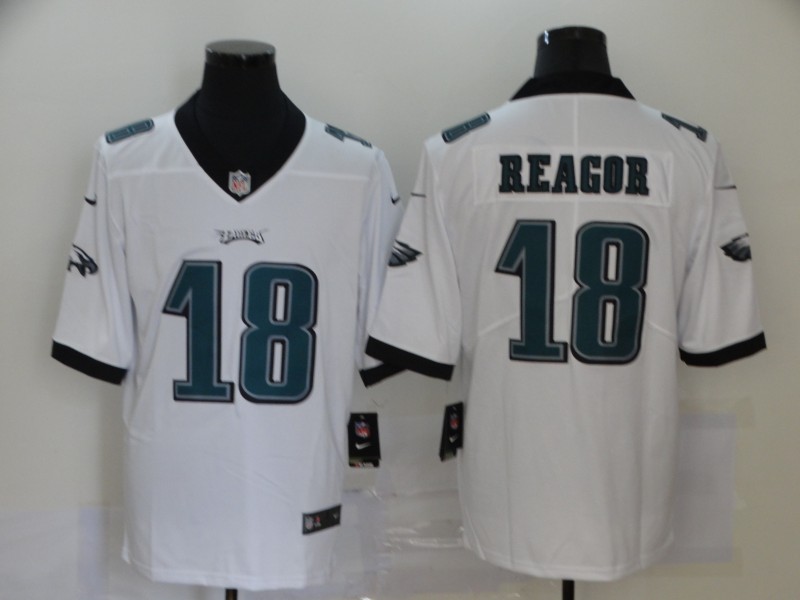 Nike Eagles 18 Jalen Reagor White  NFL Draft First Round Pick Vapor Untouchable Limited Jersey