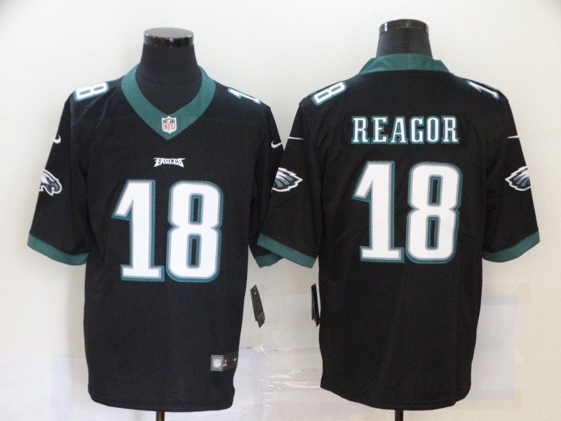 Nike Eagles 18 Jalen Reagor Black NFL Draft First Round Pick Vapor Untouchable Limited Jersey