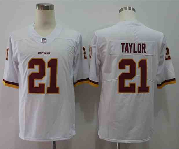 Nike Redskins 21 Sean Taylor White Vapor Untouchable Player Limited Jersey