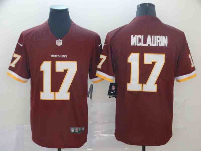 Nike Redskins 17 Terry McLaurin Burgundy Vapor Untouchable Limited Jersey