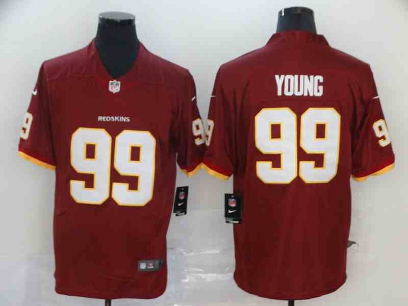Nike Redskins 99 Chase Young Red  Vapor Untouchable Limited Jersey