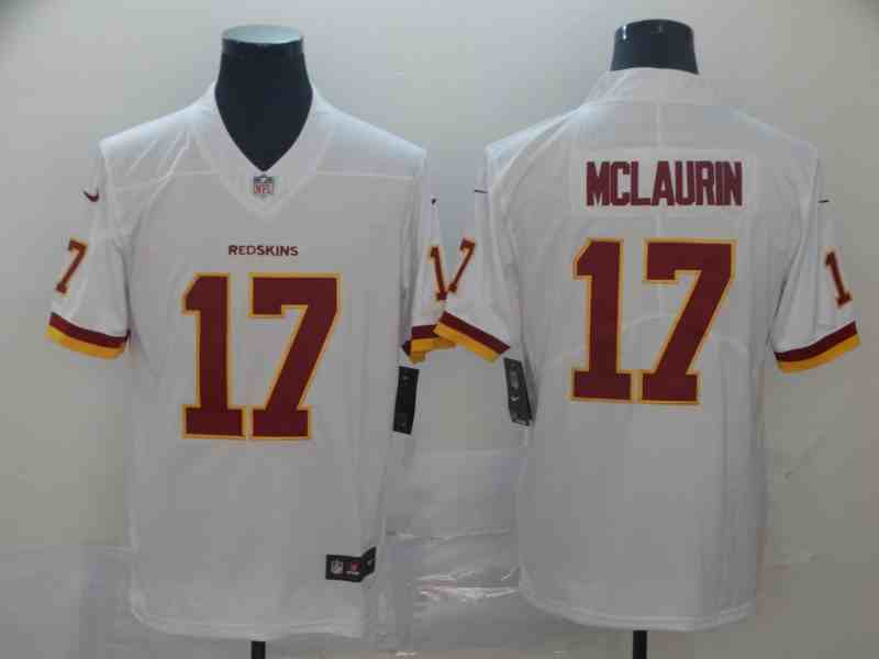 Nike Redskins 17 Terry McLaurin white Vapor Untouchable Limited Jersey