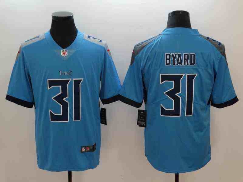 Nike Titans 31 Kevin Byard Light Blue Vapor Untouchable Player Limited Jersey