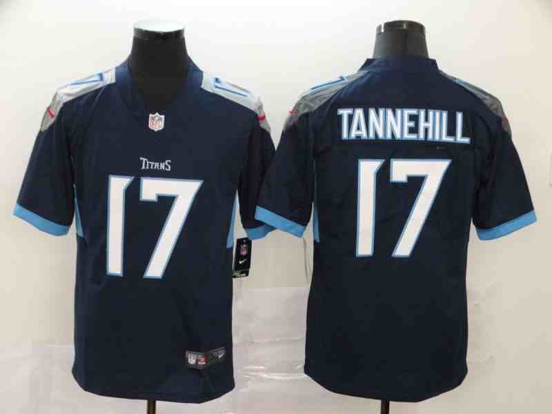 Titans 17 Ryan Tannehill Navy New Vapor Untouchable Limited Jersey