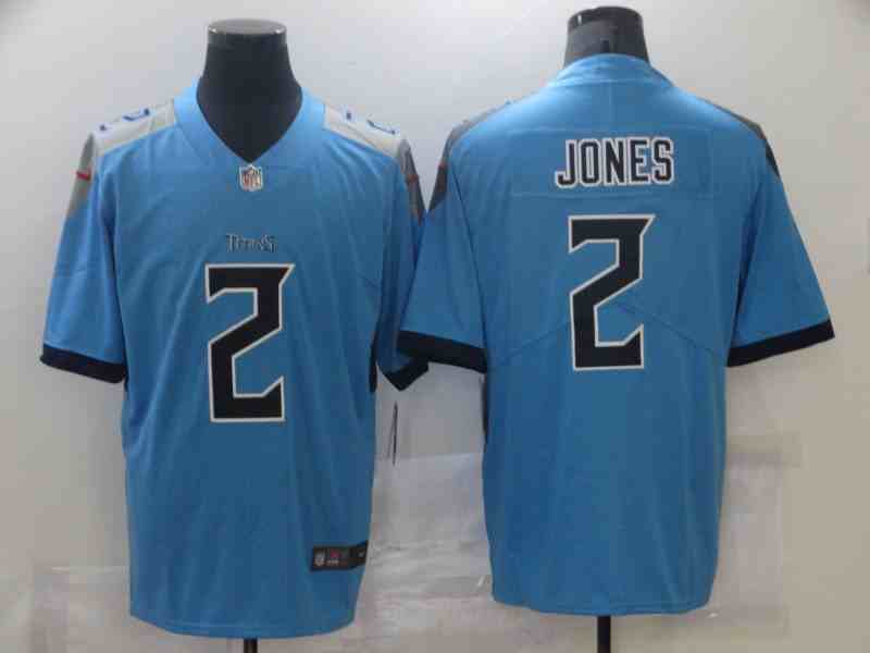 Men Tennessee Titans Julio Jones 2 Light Blue Vapor Untouchable Limited Jersey