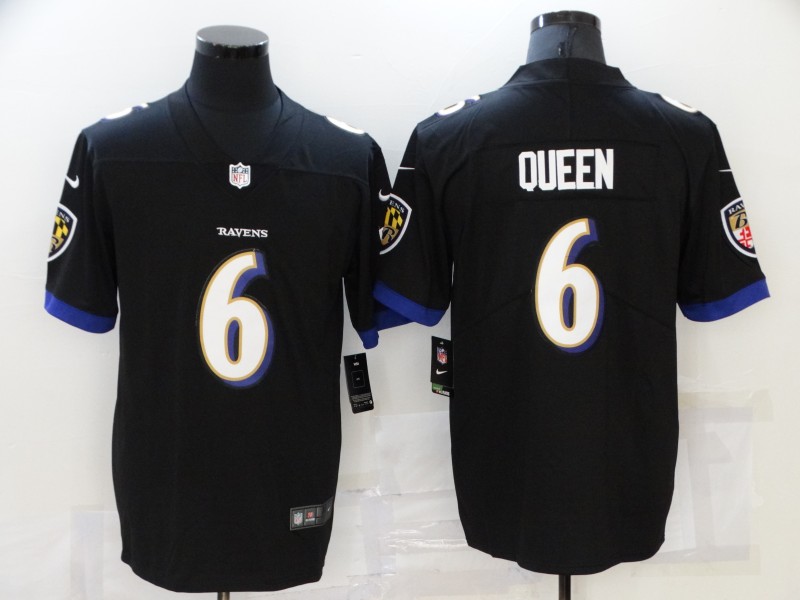Nike Ravens 6 Patrick Queen Black Vapor Untouchable Limited Jersey