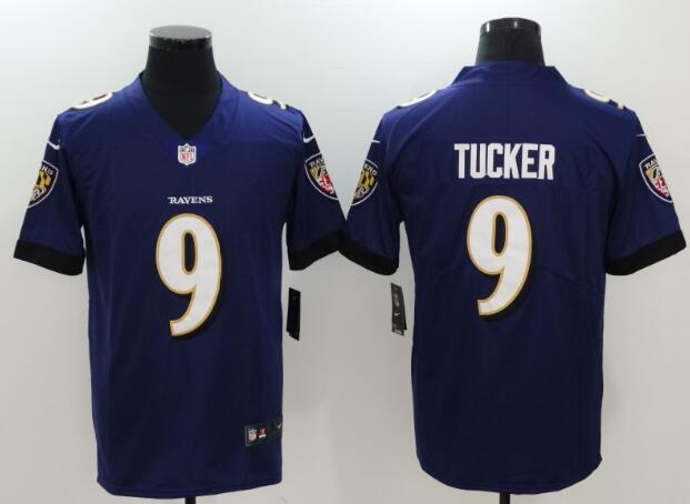 Nike Baltimore Ravens 9 Justin Tucker Purple Team Color Men's Stitched NFL Vapor Untouchable Limited Jersey