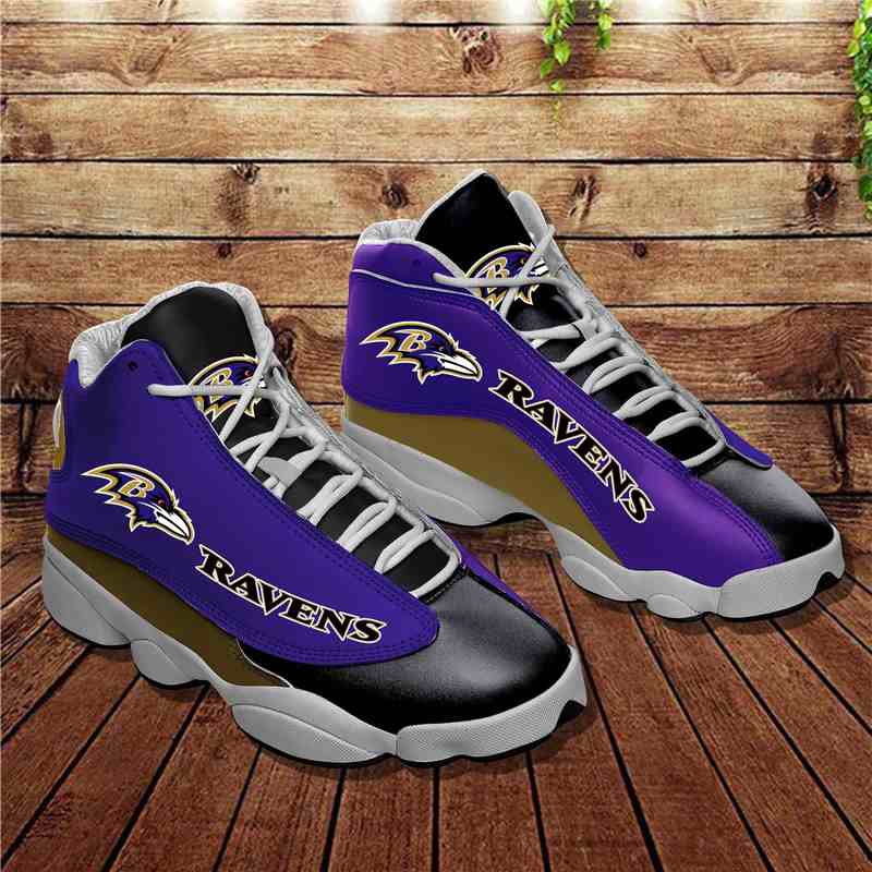 NFL Customized  shoes Baltimore Ravens Limited Edition JD13 Sneakers 003 NIWN0030 Customized  shoes