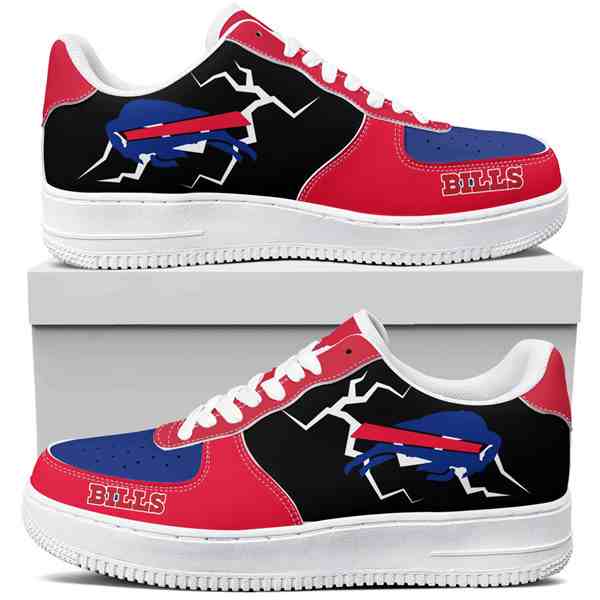NFL Customized  shoes  Buffalo Bills Air Force 1 Sneakers 001 Customized  shoes
