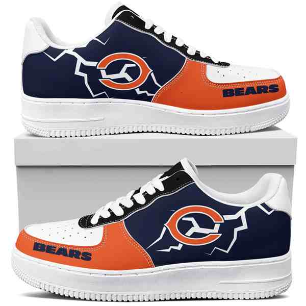 NFL Customized  shoes Chicago Bears Air Force 1 Sneakers 001