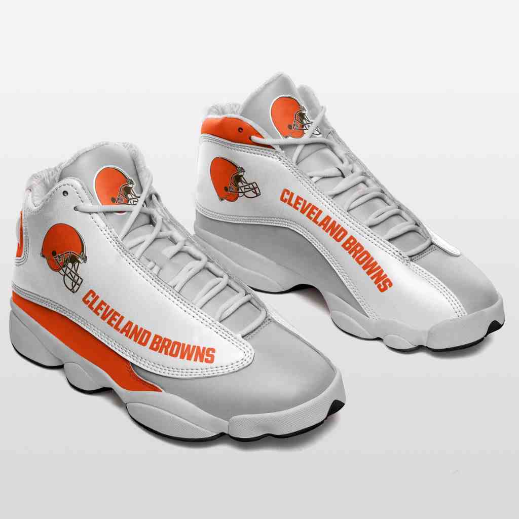 NFL Customized  shoes Cleveland Browns Limited Edition JD13 Sneakers 001