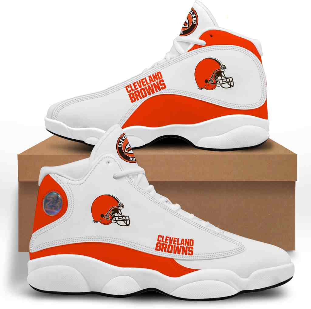 NFL Customized  shoes Cleveland Browns Limited Edition JD13 Sneakers 002