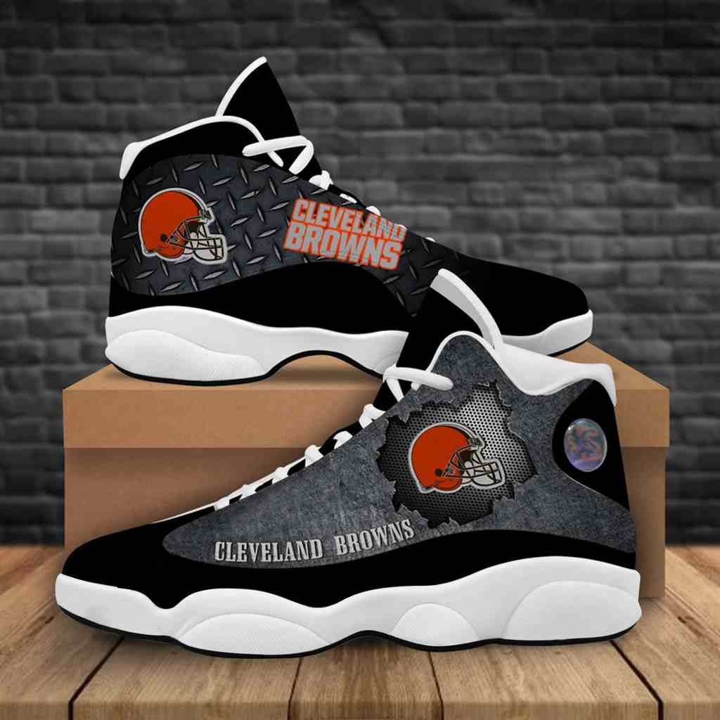 NFL Customized  shoes Cleveland Browns Limited Edition JD13 Sneakers 004