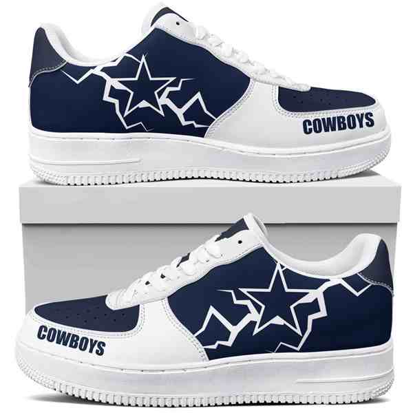 NFL Customized  shoes Dallas Cowboys Air Force 1 Sneakers 001