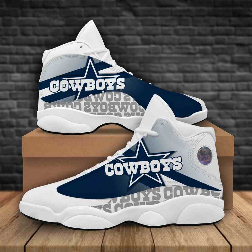 NFL Customized  shoes Dallas Cowboys Limited Edition JD13 Sneakers 002