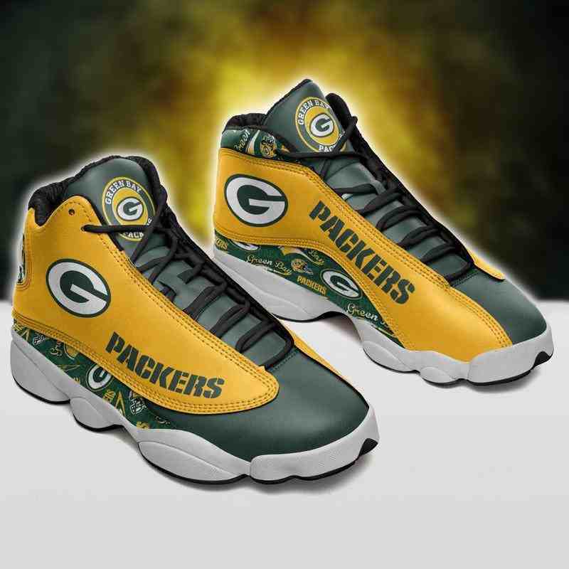 NFL Customized  shoes Green Bay Packers Limited Edition JD13 Sneakers 006