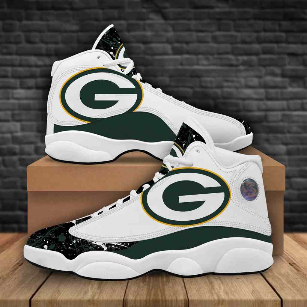 NFL Customized  shoes Green Bay Packers Limited Edition JD13 Sneakers 002