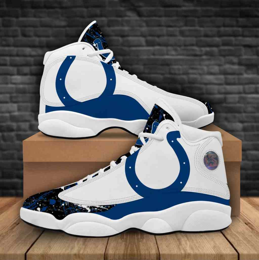 NFL Customized  shoes Indianapolis Colts Limited Edition JD13 Sneakers 002