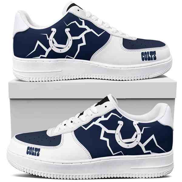 NFL Customized  shoes Indianapolis Colts Air Force 1 Sneakers 001