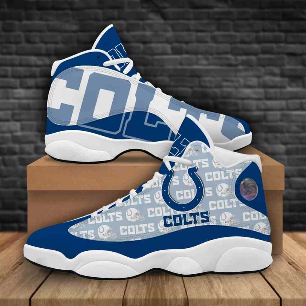 NFL Customized  shoes Indianapolis Colts Limited Edition JD13 Sneakers 001