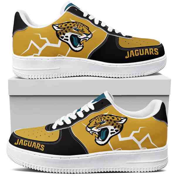 NFL Customized  shoes Jacksonville Jaguars Air Force 1 Sneakers 001