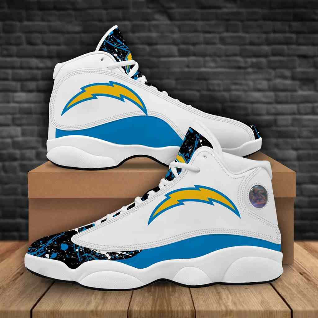 Men's Los Angeles Chargers Limited Edition JD13 Sneakers 001