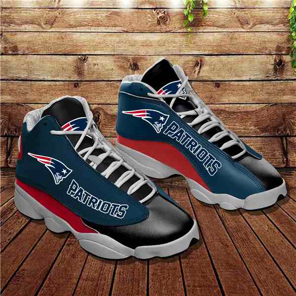 NFL Customized  shoes New England Patriots Limited Edition JD13 Sneakers 004