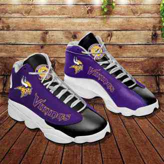 NFL Customized  shoes Minnesota Vikings Limited Edition JD13 Sneakers 004