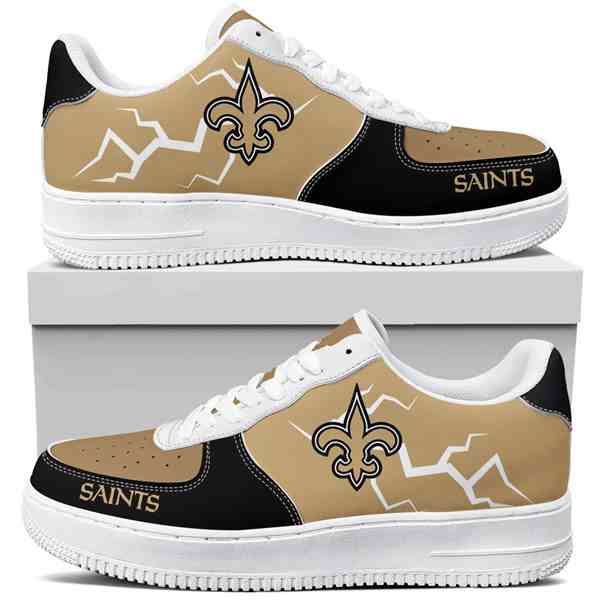 NFL Customized  shoes New Orleans Saints Air Force 1 Sneakers 001