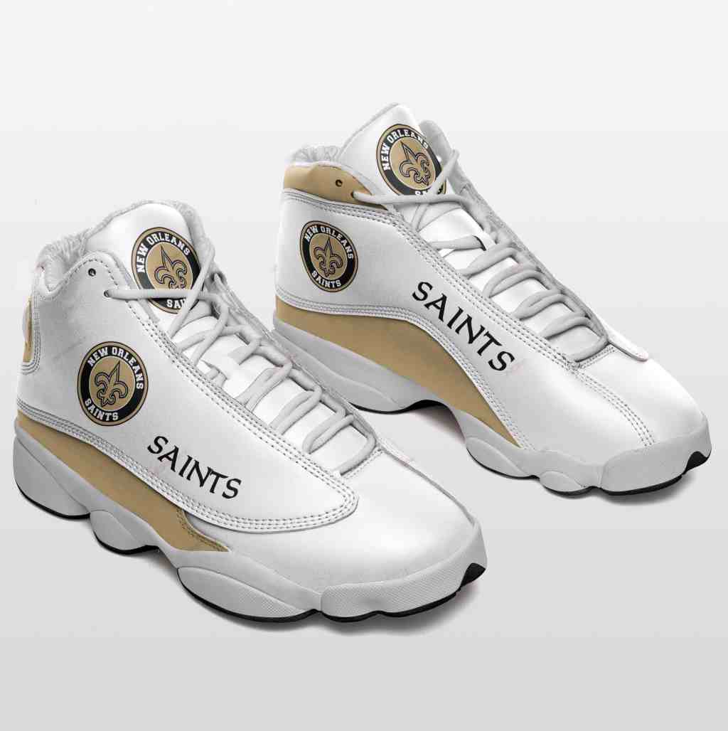 NFL Customized  shoes New Orleans Saints Limited Edition JD13 Sneakers 002