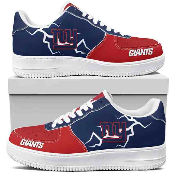 NFL Customized  shoes New York Giants Air Force 1 Sneakers 001