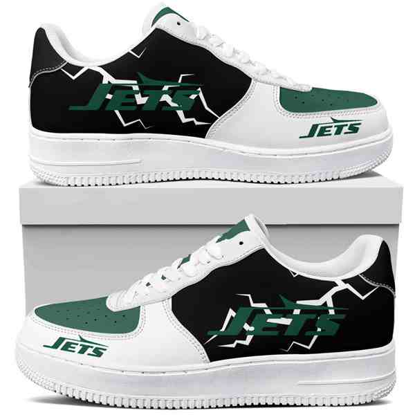 NFL Customized  shoes New York Jets Air Force 1 Sneakers 001