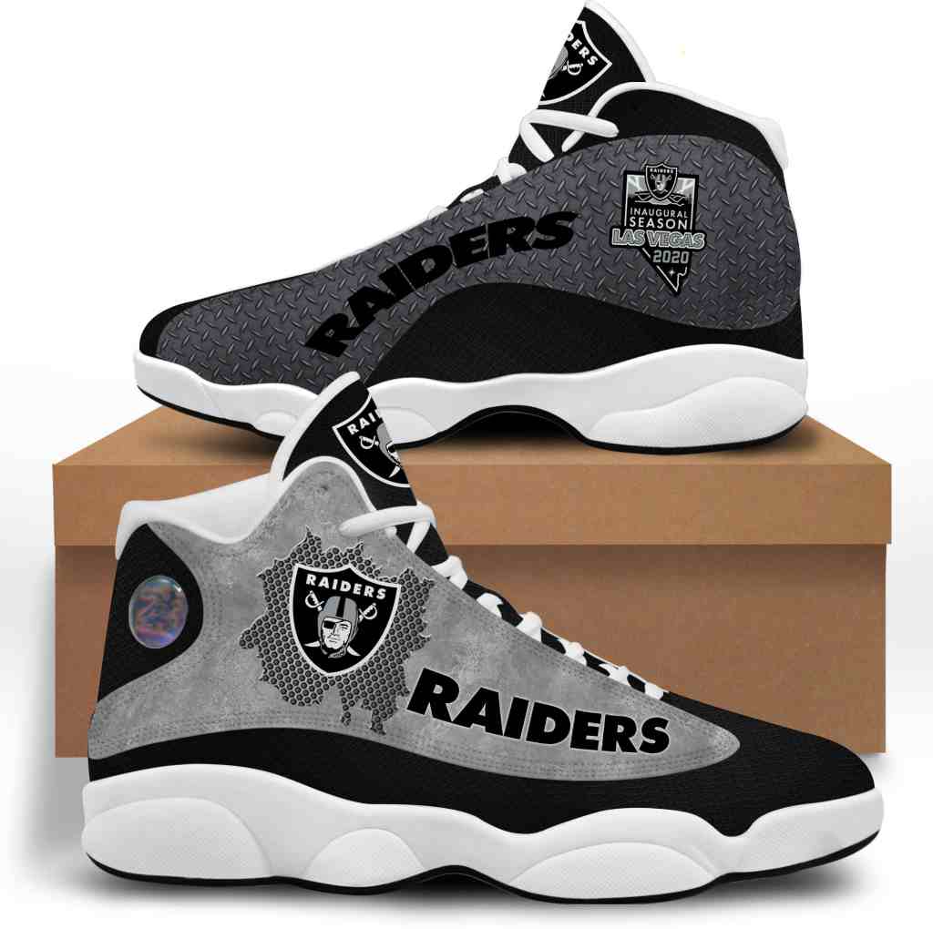 NFL Customized  shoes Las Vegas Raiders Limited Edition JD13 Sneakers 002