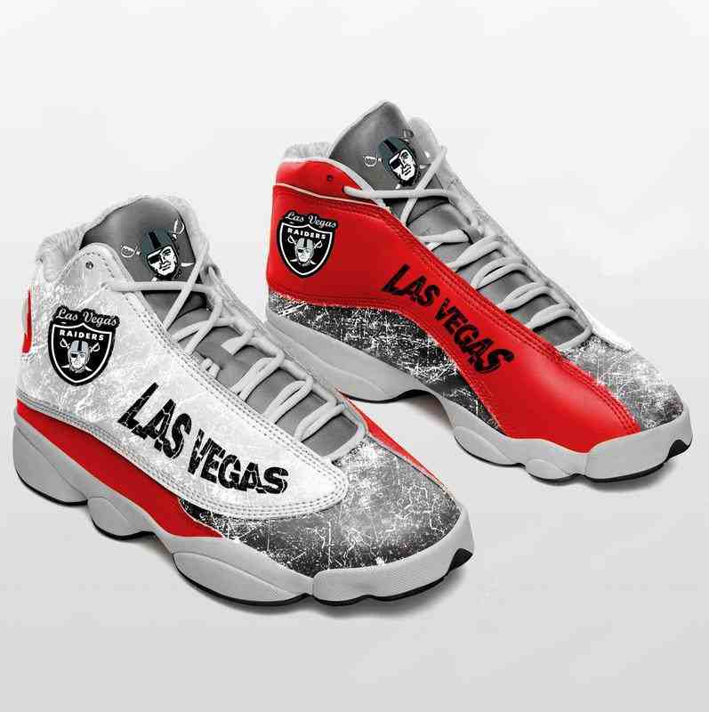 NFL Customized  shoes Las Vegas Raiders Limited Edition JD13 Sneakers 009
