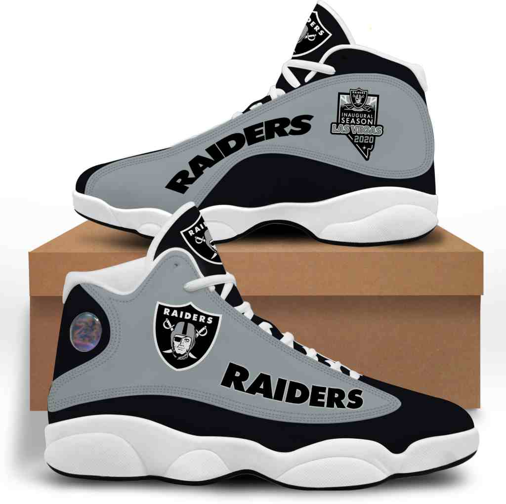 NFL Customized  shoes Las Vegas Raiders Limited Edition JD13 Sneakers 001