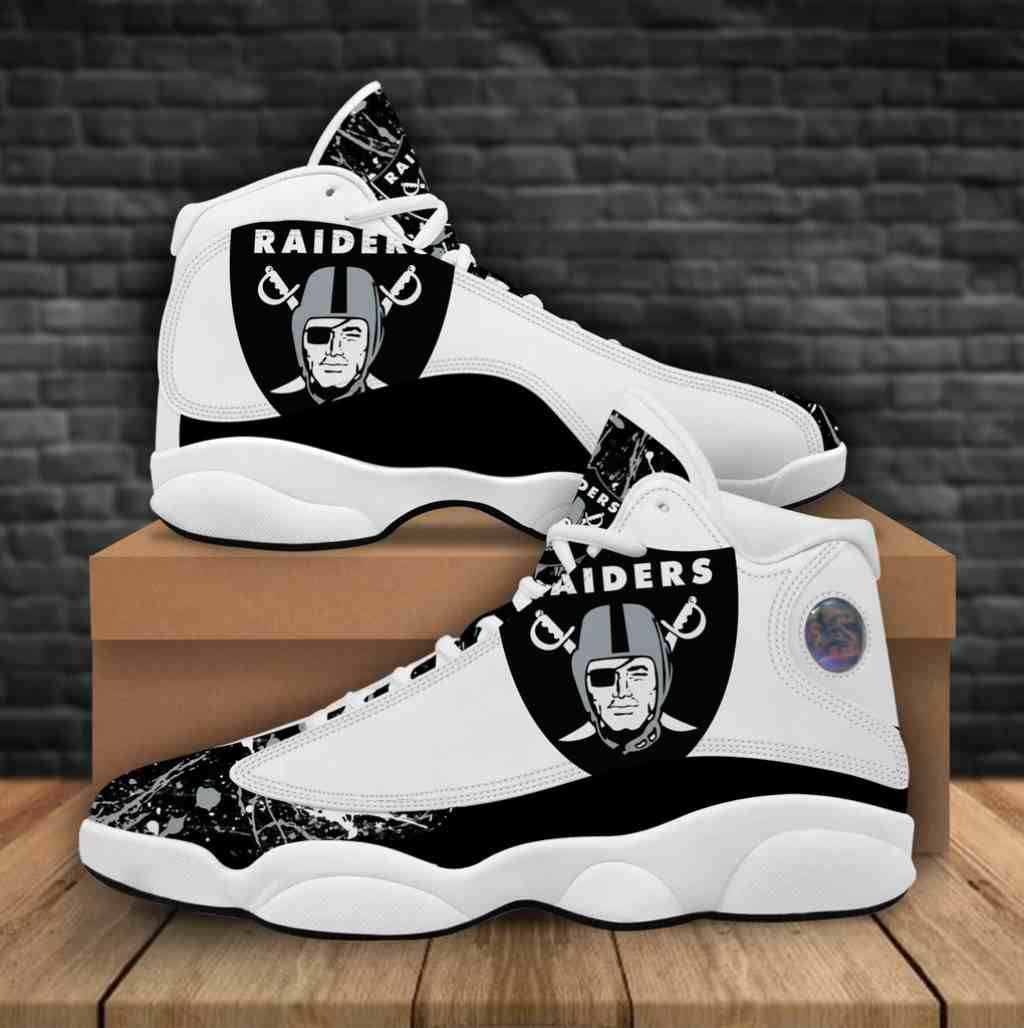 NFL Customized  shoes Las Vegas Raiders Limited Edition JD13 Sneakers 007
