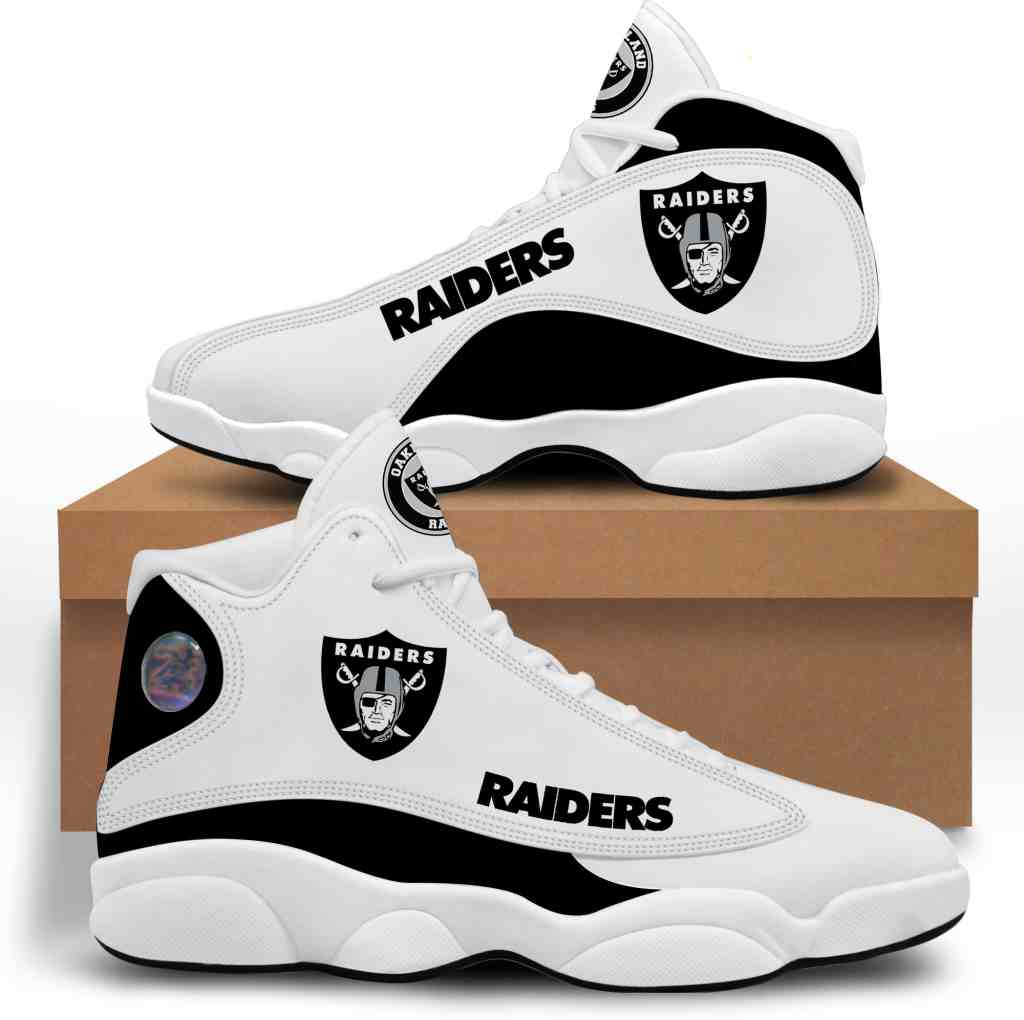 NFL Customized  shoes Las Vegas Raiders Limited Edition JD13 Sneakers 004