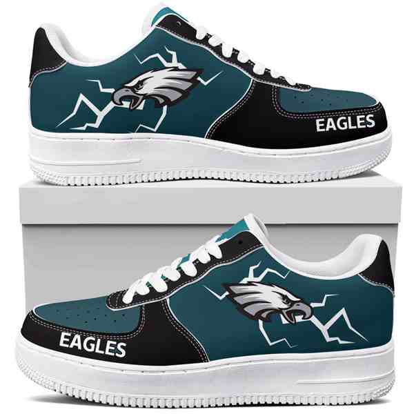 NFL Customized  shoes Philadelphia Eagles Air Force 1 Sneakers 001