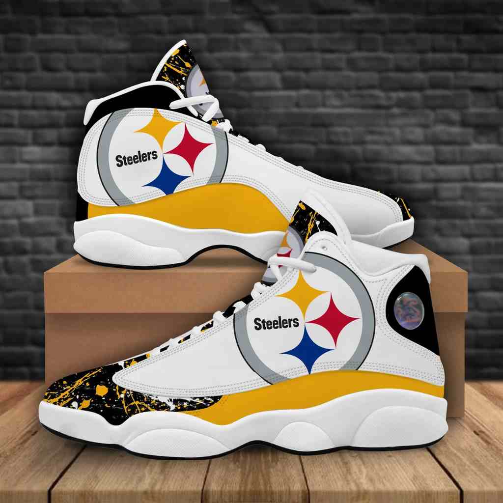 NFL Customized  shoes Pittsburgh Steelers Limited Edition JD13 Sneakers 003