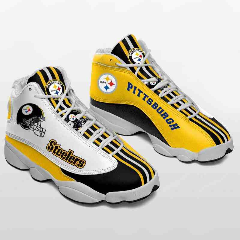 NFL Customized  shoes Pittsburgh Steelers Limited Edition JD13 Sneakers 005