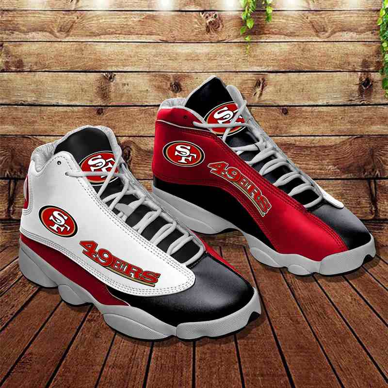 NFL Customized  shoes San Francisco 49ers Limited Edition JD13 Sneakers 006