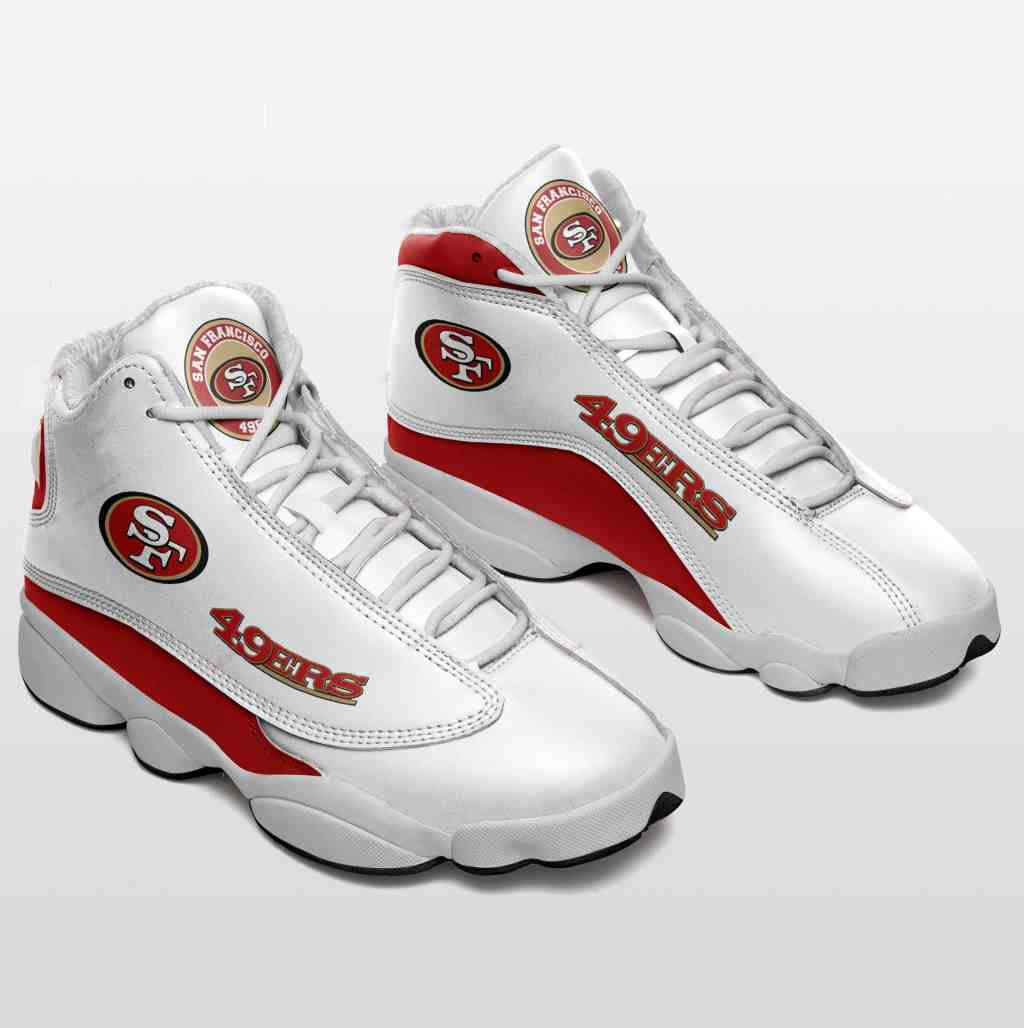 NFL Customized  shoes San Francisco 49ers Limited Edition JD13 Sneakers 001