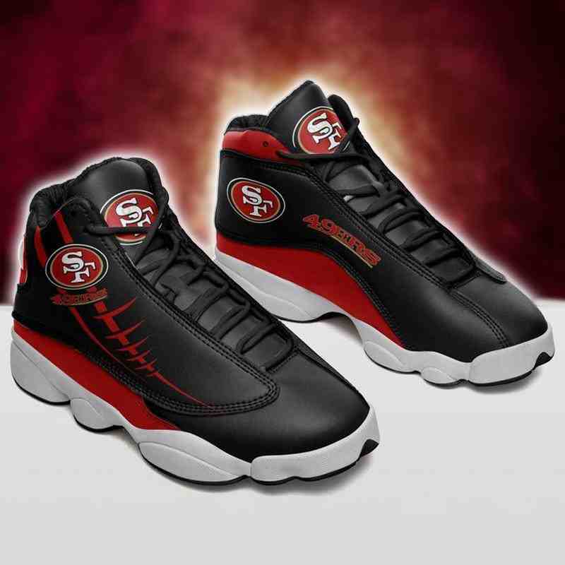 NFL Customized  shoes San Francisco 49ers Limited Edition JD13 Sneakers 005