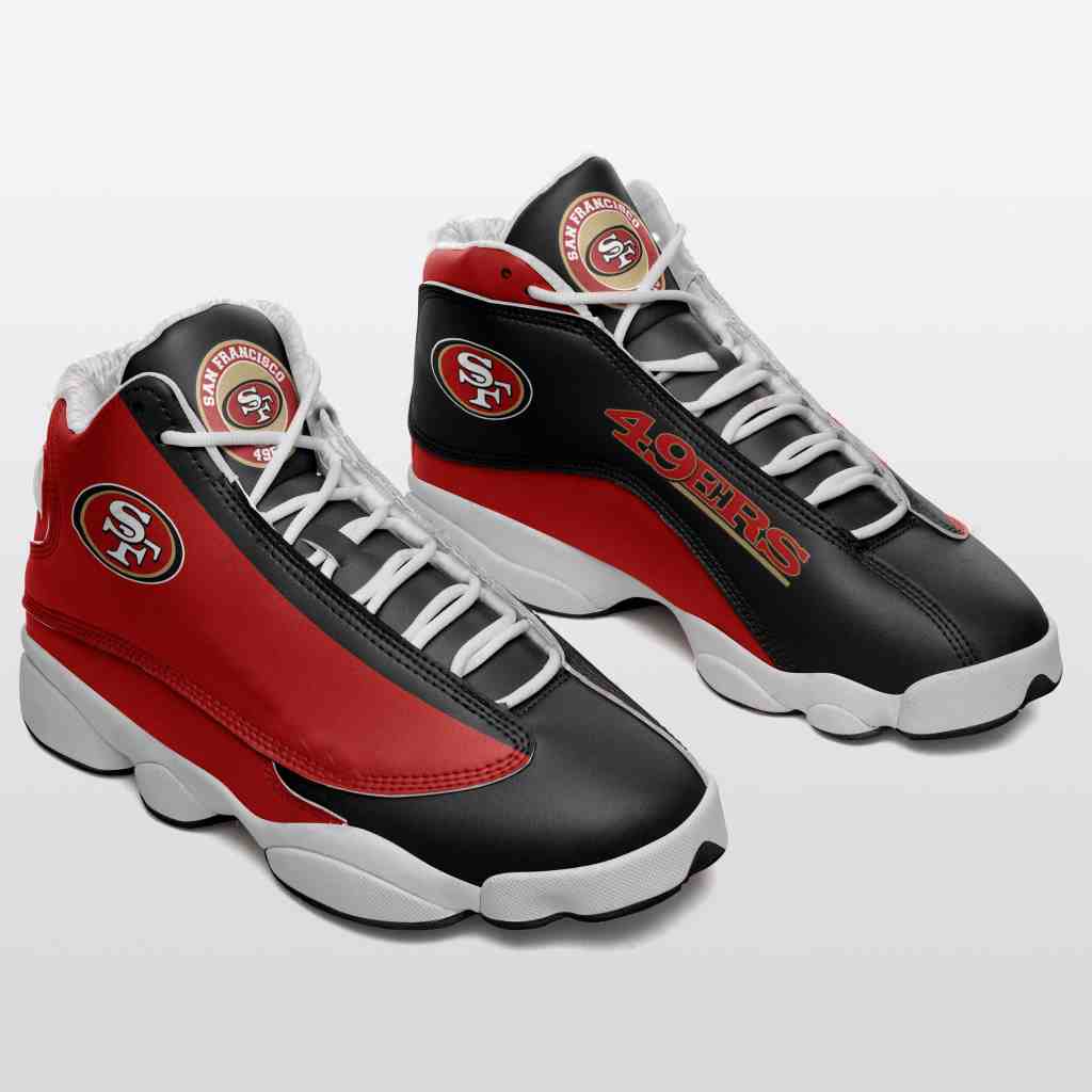 NFL Customized  shoes San Francisco 49ers Limited Edition JD13 Sneakers 004