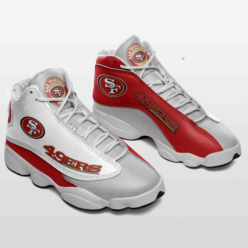 NFL Customized  shoes San Francisco 49ers Limited Edition JD13 Sneakers 003
